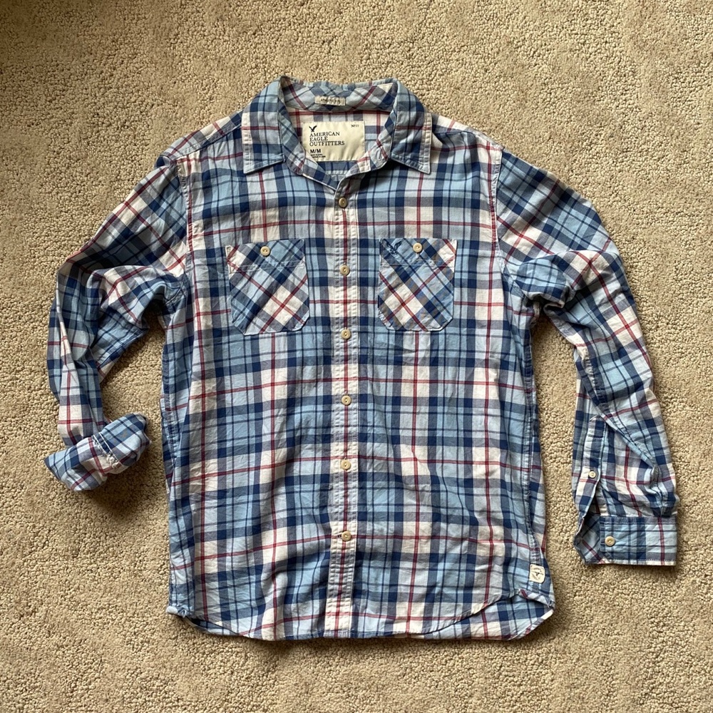 Men’s AE flannel button down